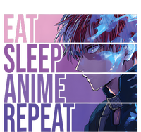 Graphic Academia My Hero Todoroki Eat Sleep Anime Repeat Valucap Bio-Washed Visor