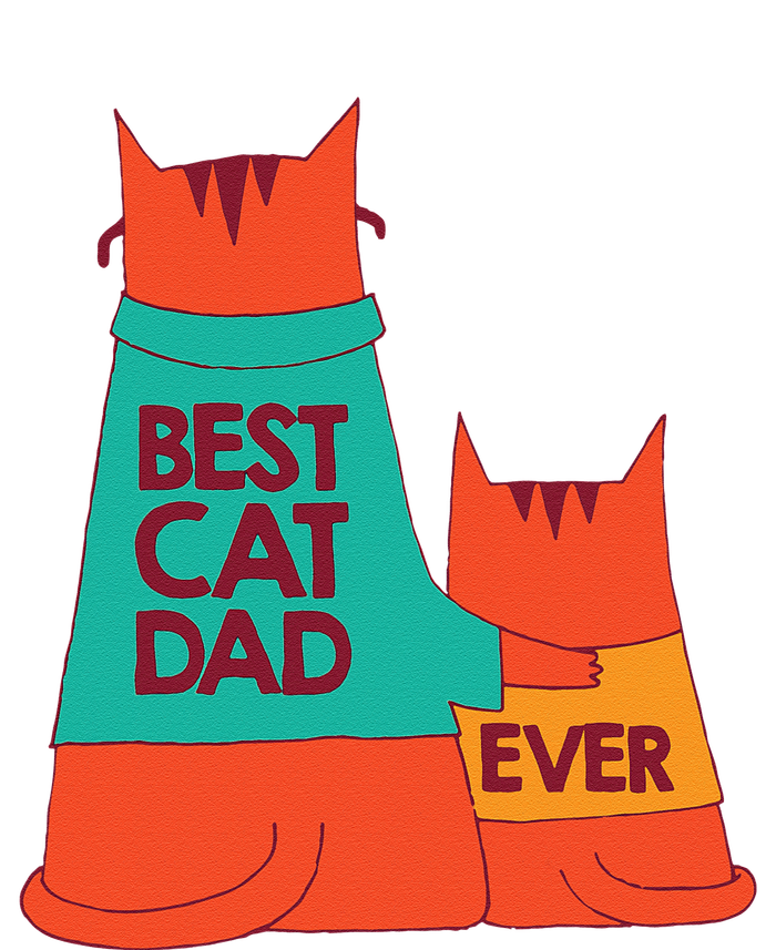 Best Cat Dad Ever Kitty Cat Meow Pet Animal Father Day T-Shirt