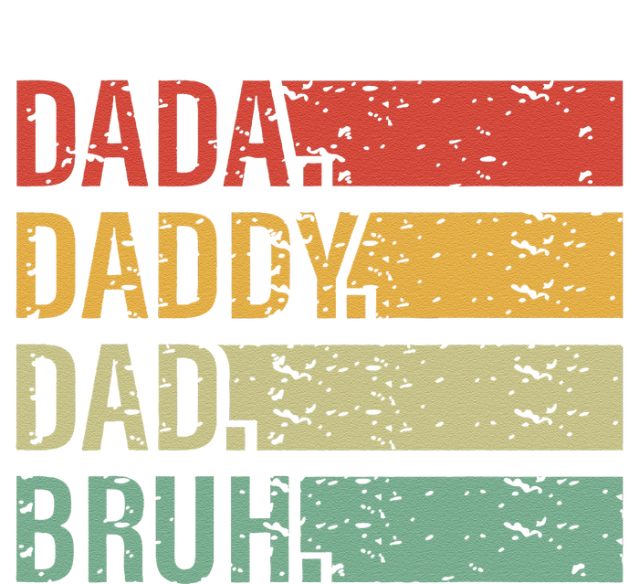 Cute Dada Daddy Dad Bruh Fathers Day Vintage Funny Father T-Shirt