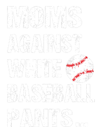 Moms Against White Baseball Pants Funny Baseball Mom Toddler T-Shirt