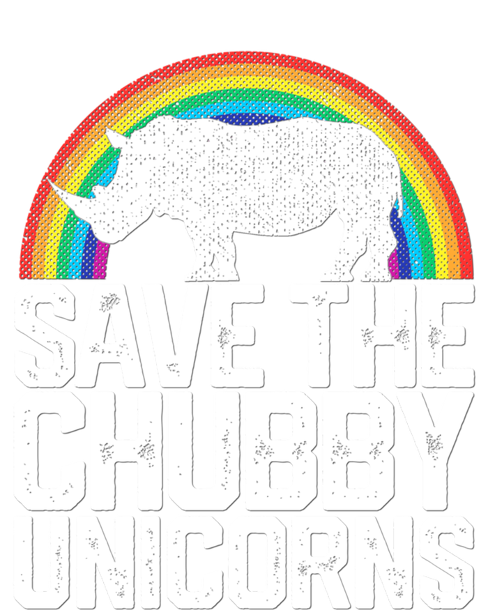 Save The Chubby Unicorns Rainbow Rhinoceros Rhino Gift T-Shirt