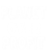 Planet Over Profit Earth Day Nature Environtalist Gift Tie-Dye Long Sleeve Shirt