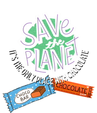 Save The Planet On Earth Day Loves Sweet Chocolate Candy Bar Cool Gift T-Shirt