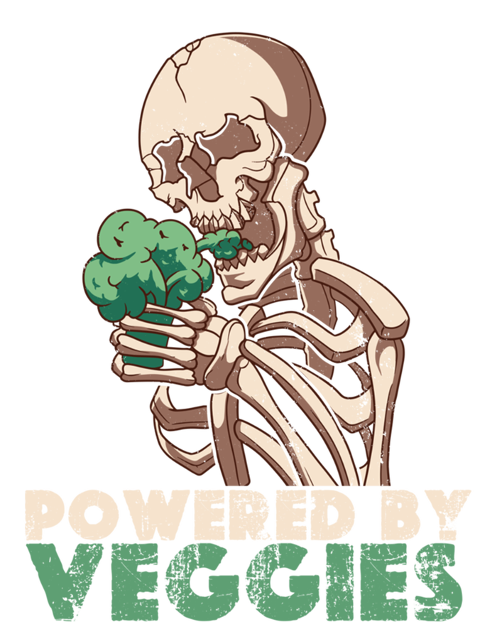 Skeleton Powered By Veggies Vegetarian Lover Cool Gift Kids Tie-Dye T-Shirt