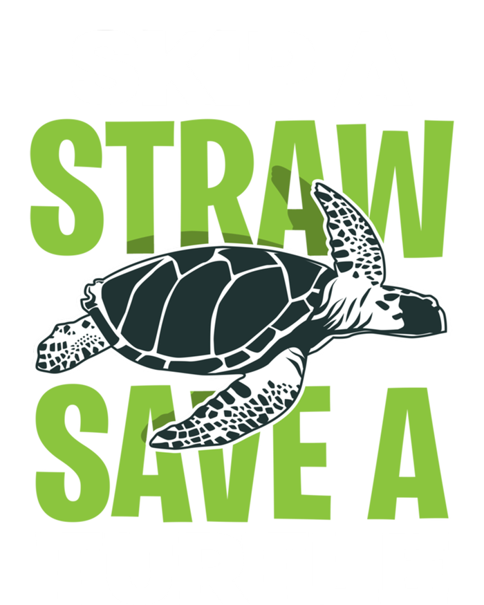 Skip A Straw Save A Turtle Envirotal Activist Funny Gift Mousepad