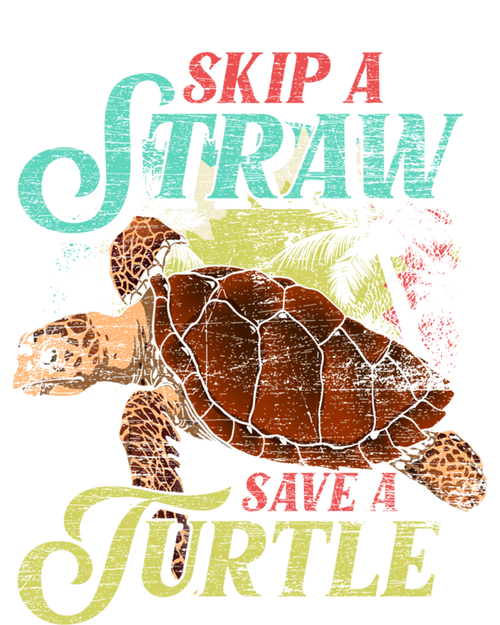 Skip A Straw Save A Turtle Ocean Animal Lover Sea Turtle Gift Kids Sweatshirt