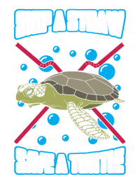 Skip The Straw Save A Turtle Clean Oceans Gift Bumper Sticker