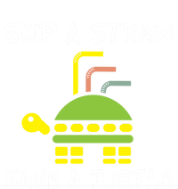 Skip The Straw Save A Turtle Funny Gift Canvas