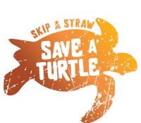 Skip The Straw Save A Turtle Sea Ocean Planet Nature Funny Gift T-Shirt