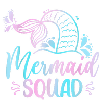 Mermaid Squad Women Birthday Squad Women's Knotted Racerback Tank