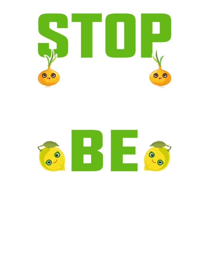 Stop Eating Corpses Be More Alive Cool Gift Valucap Bio-Washed Visor