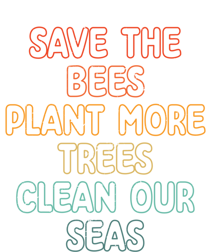 Save The Bees Plant More Trees Clean Seas Gift Valucap Bio-Washed Visor