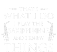 Thats What I Do I Play The Saxophone Saxophonist Jazz Toddler Zip Fleece Hoodie