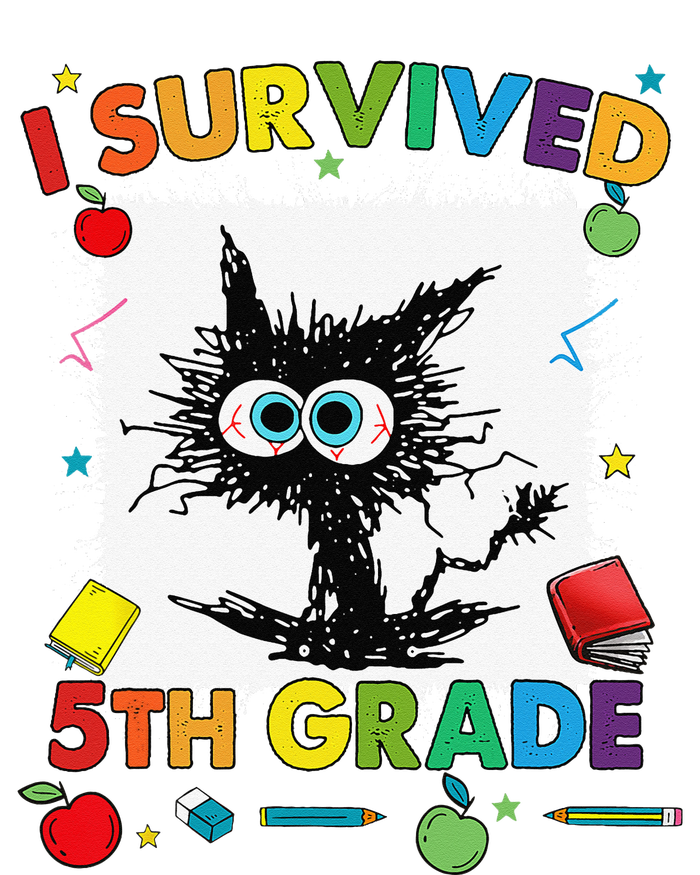 Funny Last Day Of Fifth 5th Grade I Survived Fifth 5th Grade Women's T-Shirt