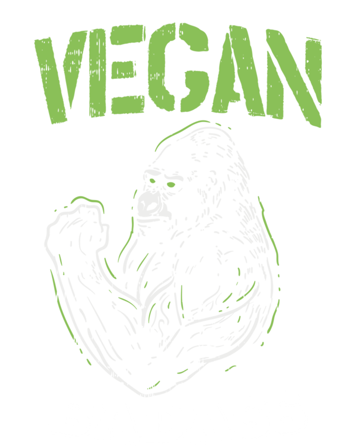 Vegan Badass Plant Powered Muscle Veggie Go Green Fitness Gift Tote Bag