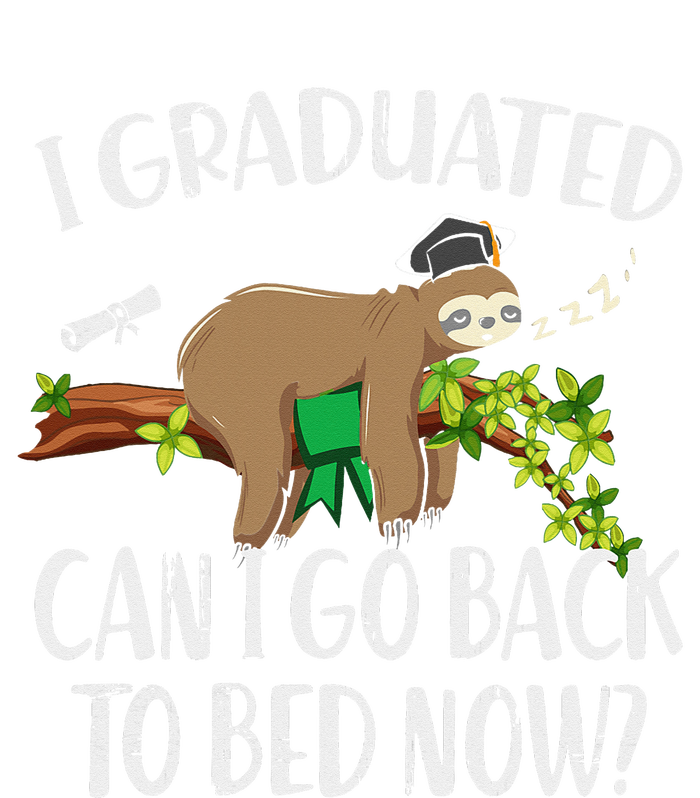 I Graduated Can I Go Back To Bed Now Graduation Cooling Performance Crew T-Shirt