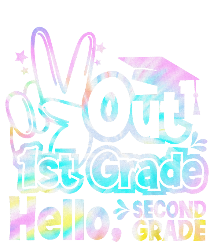 Peace Out 1st Grade Hello Second Grade First Grade Graduate Performance Fleece Hoodie