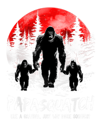 Papasquatch Like A Grandpa Just Way More Squatchy Funny Papa USA-Made Snowflake Beanie