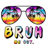 End Of School Rainbow Sunglasses Beach Bruh We Out Teachers  Poster