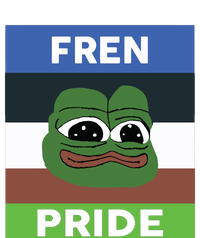 Fren Pride PEPE The Frog Flat Bill Trucker Hat