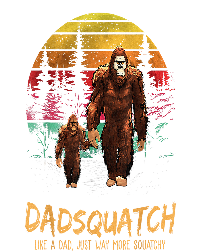 Dadsquatch Like A Dad Way More Squatchy Funny Bigfoot Dad Tall T-Shirt