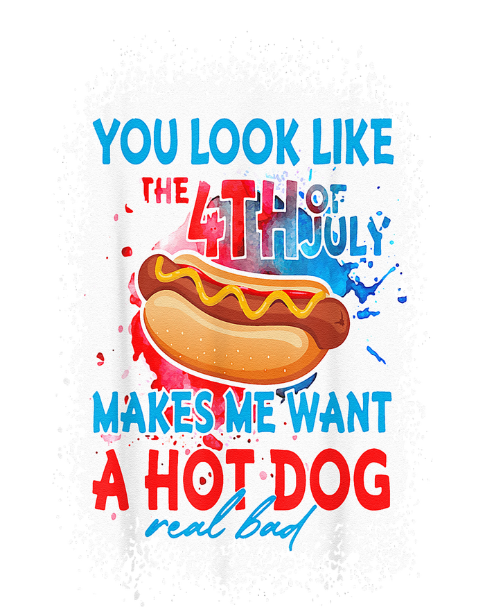 You Look Like The 4th July Makes Me Want A Hotdog Real Bad PosiCharge RacerMesh Polo