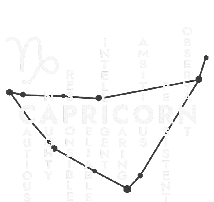 Proud Capricorn Zodiac Characteristics Gifts Astrology Sign T-Shirt