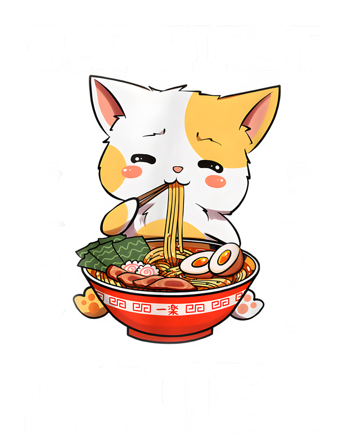 Kawaii Neko Ramen Lover Japanese Noodle Anime Gift Toddler T-Shirt