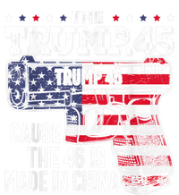 45 American Flag The Trump 45 Cause The 46 Is Made In China Tie-Dye Long Sleeve Shirt