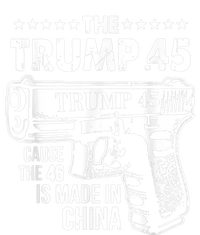 The Trump 45 Cause The 46 Is Made In China Ladies Long Sleeve Shirt