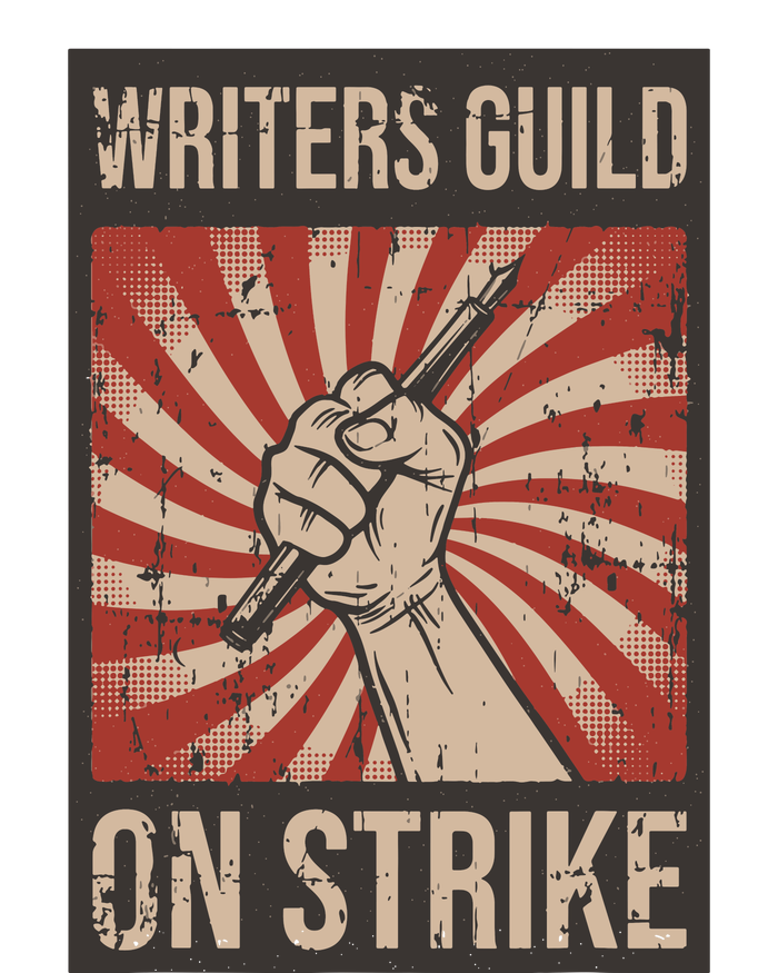 Writers Guild Of America On Strike Anti Ai Chatbots WGA T-Shirt