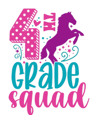 4th Grade Squad Back To School Teacher Fourth Grade Gift Poster