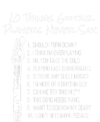 10 Things Guitar Players Never Say Funny Electric Guitar Premium T-Shirt