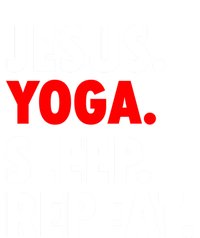 Jesus Yoga Sleep Repeat Christian Hobby Cool Gift Tie-Dye Long Sleeve Shirt