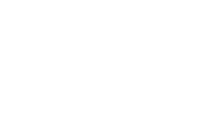 Im Just My Dogs Treat Dealer Quote Striped Beanie with Solid Band