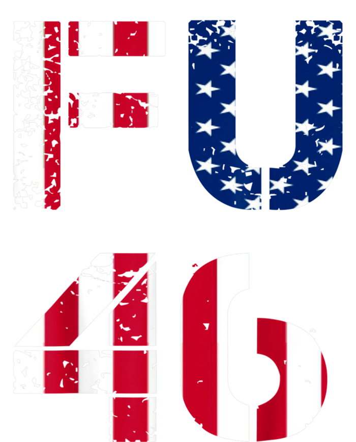 FU 46 Anti Biden Vintage Retro Distressed American Flag Mousepad