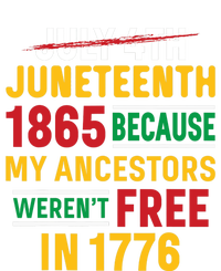 Juneteenth My Ancestors Weren't Free July 4th Ladies Long Sleeve Shirt