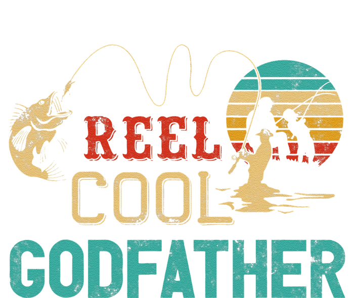 Reel Cool Godfather Vintage Funny Fishing Rod Gift Long Sleeve Shirt