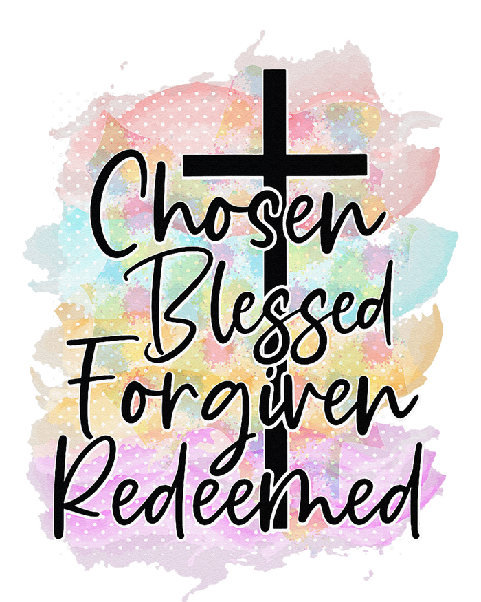 Chosen Blessed Forgiven Redeemed Christian Cross Jesus Cute T-Shirt