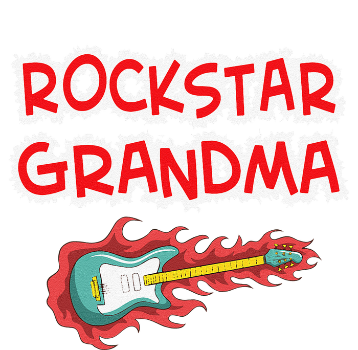 Rockstar Grandma Electric Guitar Rock Fan Mother Father Day T-Shirt