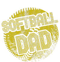 Softball Dad Father Daddy Fathers Day Gift Sport Fan Long Sleeve Shirt