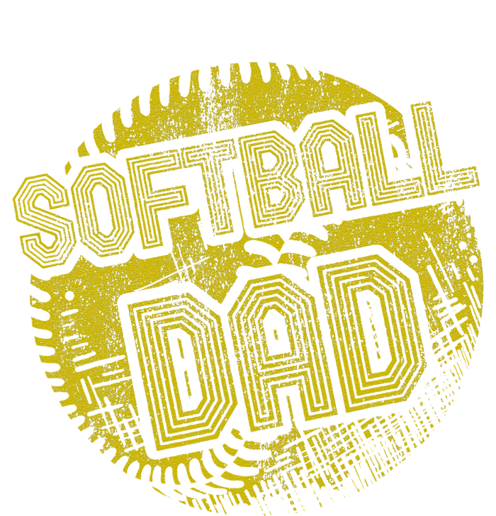 Softball Dad Father Daddy Fathers Day Gift Sport Fan Long Sleeve Shirt