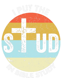 I Put The Stud In Bible Study Funny Bible Study Christian Magnet