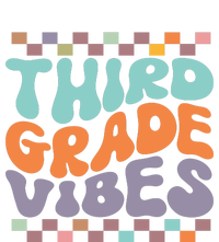 Third Grade Vibes Retro Groovy 3rd Grade Back To School Gift Garment-Dyed Sweatshirt