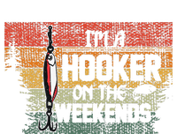 Fishing Lover Im A Hooker On The Weekend Women's Knotted Racerback Tank