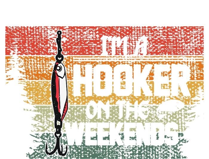 Fishing Lover Im A Hooker On The Weekend Women's Knotted Racerback Tank