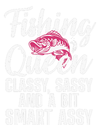 Funny Fishing Queen Design For Women Ladies Fishing Lovers Women's Crop Top Tee