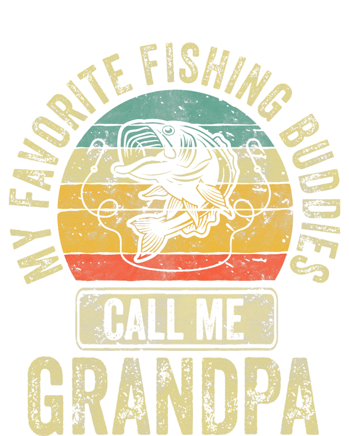 My Favorite Fishing Buddies Call Me Grandpa Fisherman Toddler Fine Jersey T-Shirt