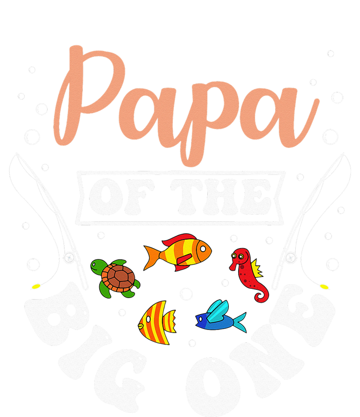 Papa Of The Big One Fishing Birthday Party Bday Celebration Women's T-Shirt