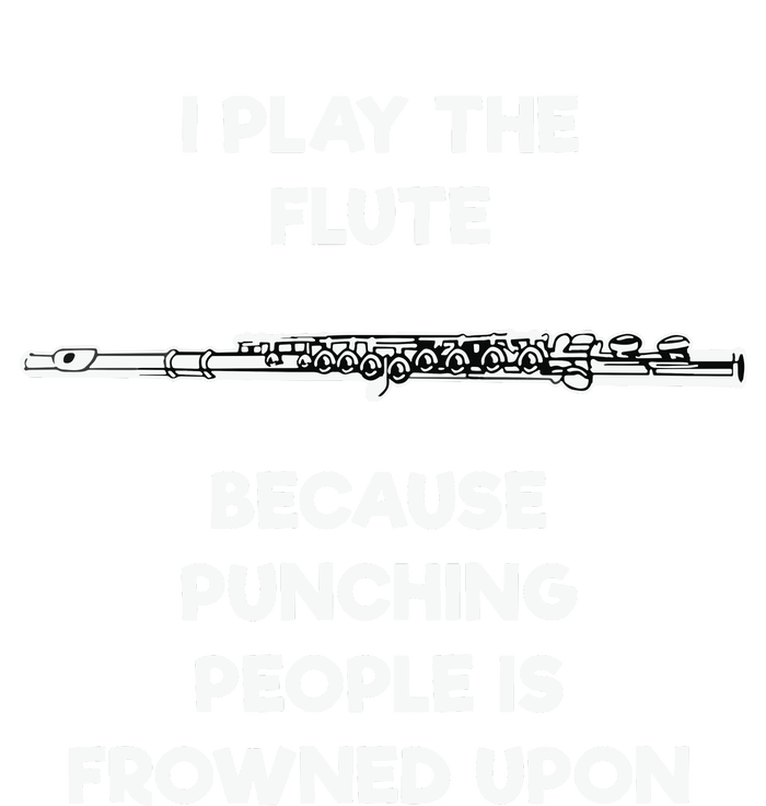 Flute Funny Flute Player Punch Youth Performance Sprint T-Shirt